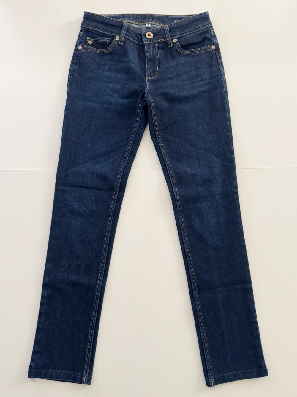 DL1961 Angel Mid Rise Skinny Ankle Jeans Color Mariner